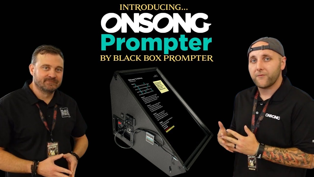 Introducing the OnSong Prompter by BLACK BOX Prompter (Launched at 2025 Int'l Guitar Festival)