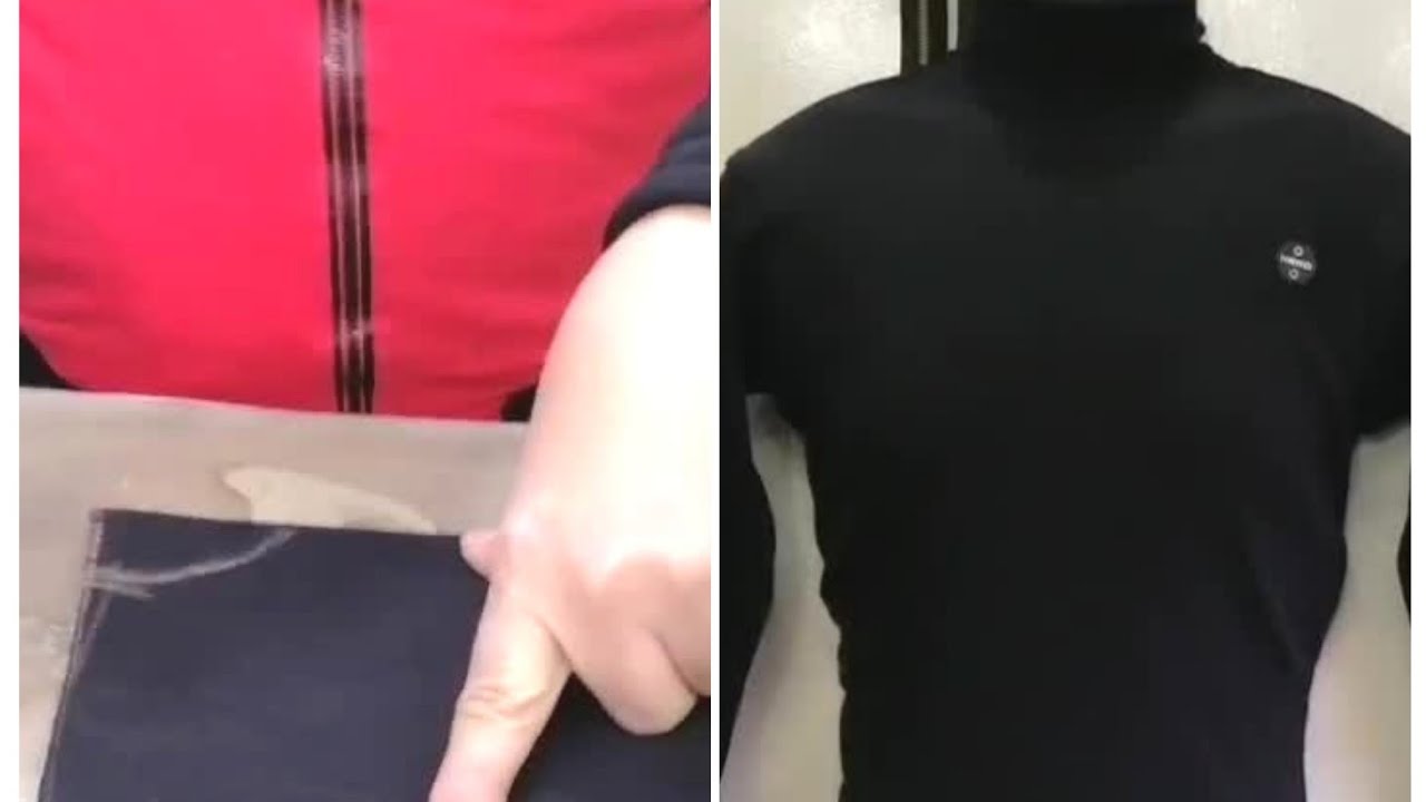 اسهل شرح طريقه قص تيشرت شبابي او بناتي في ١٢ دقيقه بس شرح بالتفصيل الممل