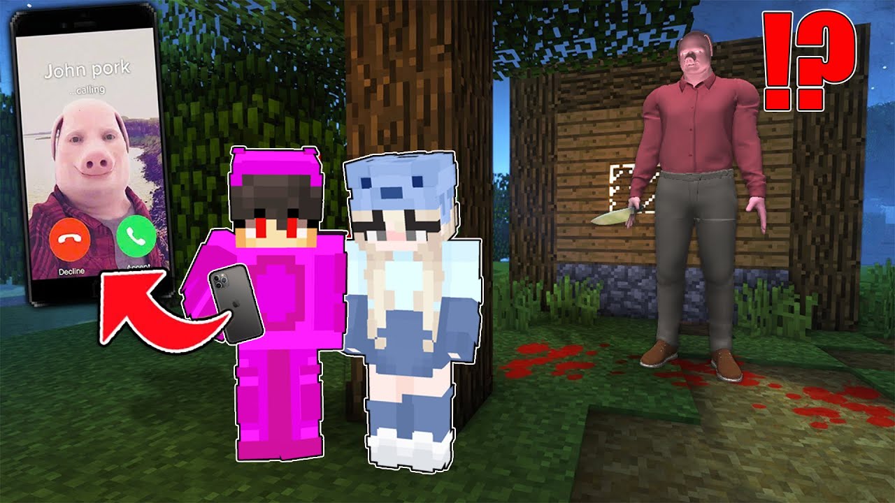 SCARY JOHN PORK IS CALLING in Minecraft