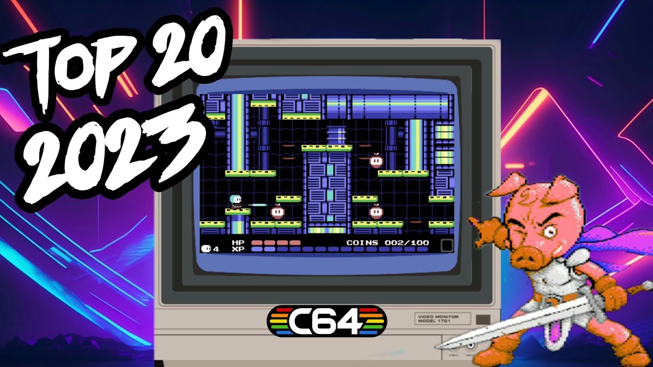 The Very Best C64 Games Released in 2023 (Download Links) #commodore64 #c64 #c64games