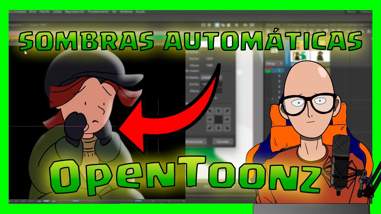 😉 OpenToonz Tutorial Español ▶ Sombras AUTOMÁTICAS #09