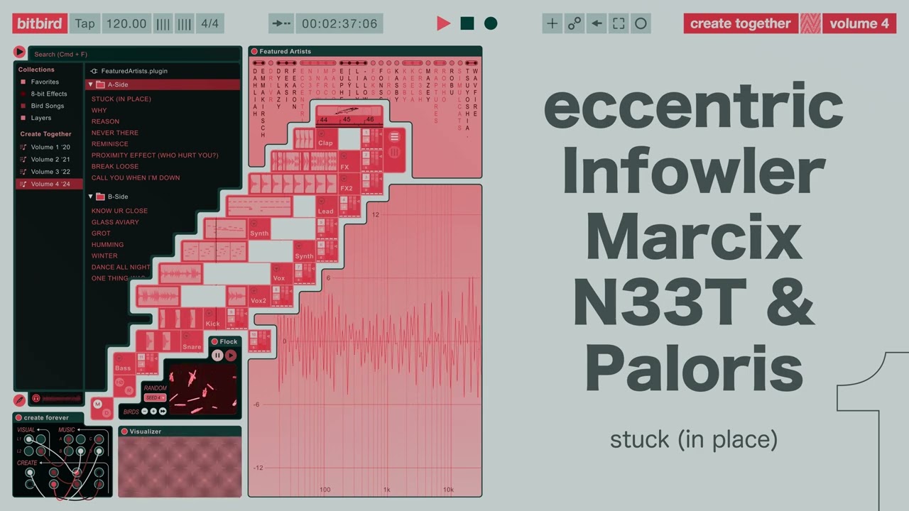eccentric, N33T, Infowler, Marcix & Paloris - stuck (in place)
