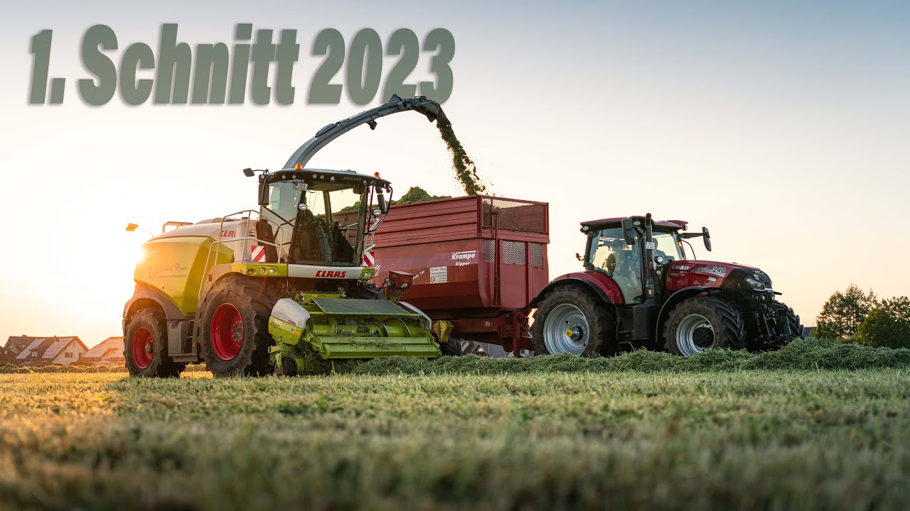 1. Schnitt 2023 | Claas Jaguar 950 | Case Puma 240 | Fendt