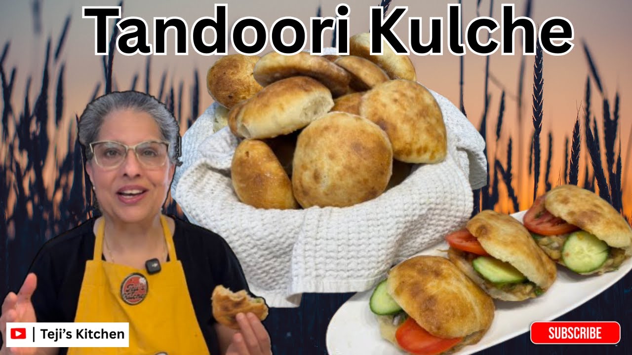 Tandoori Kulche Recipe | Street Style 🔥 Authentic Tandoori Kulcha in oven #food #recipe #cooking