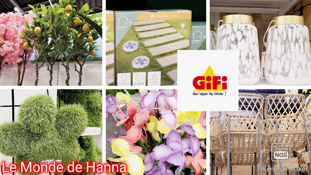 GIFI ARRIVAGE 17-02 JARDIN EXTÉRIEUR 💐
