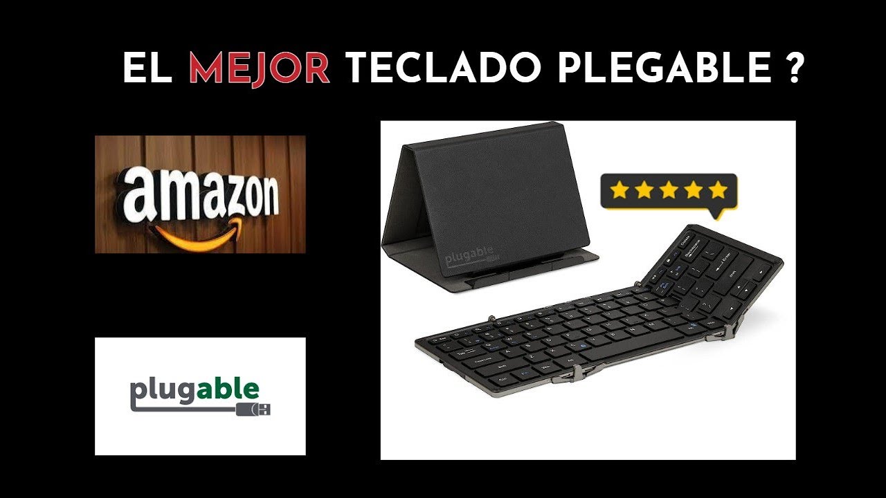 Teclado Plegable Bluetooth Marca Plugable