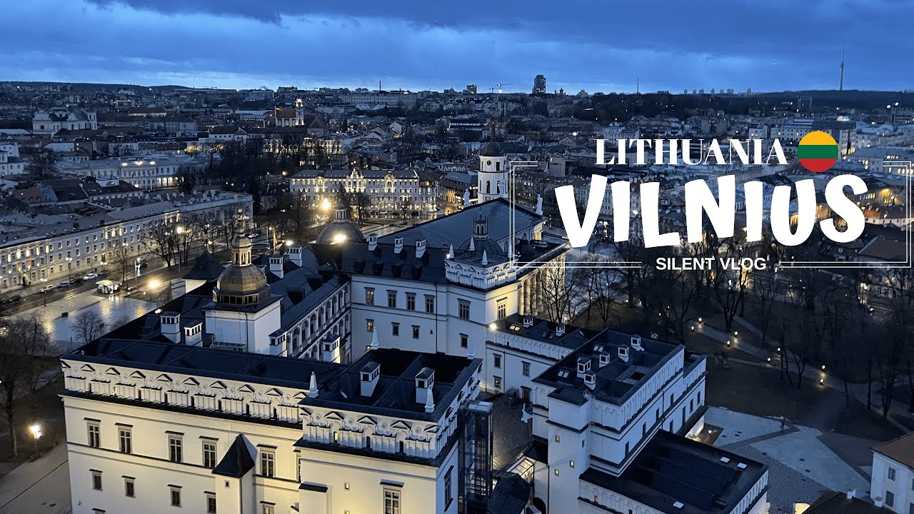 Vilnius Lithuania, 4K 60 fps