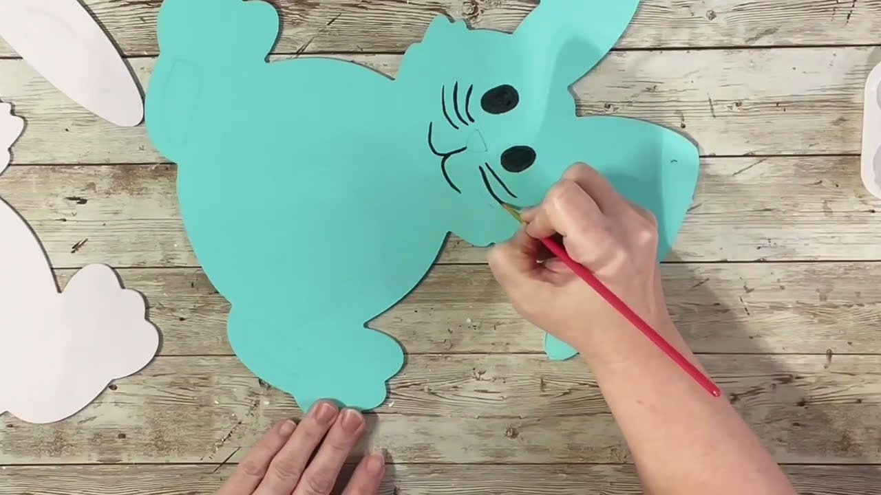Large Easter Bunny DIY