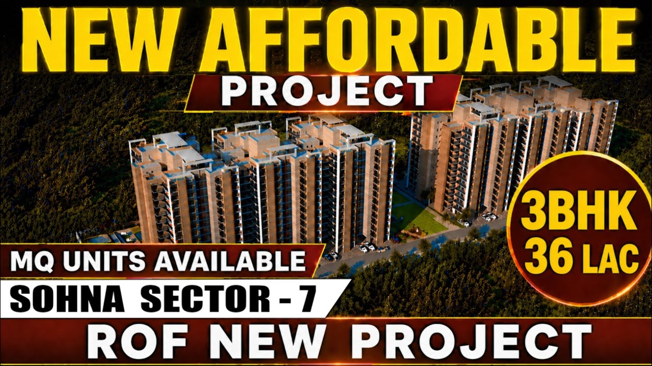 ROF Antares Sector 7 Sohna | Rof New Affordable Project Sohna | New Affordable Project 