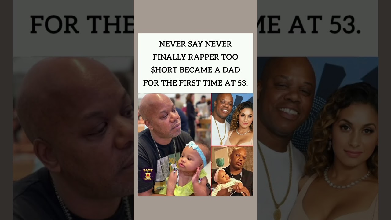 Never say never. Too $hort is a dad now. 🙌#TooShort #NewDad #NeverSayNever #RapLegend #Fatherhood