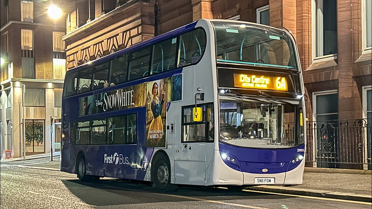 [Power Mode] First Glasgow | SN11 FOM - 33903 | ADL Enviro 400 E40D (€5 - ZF)