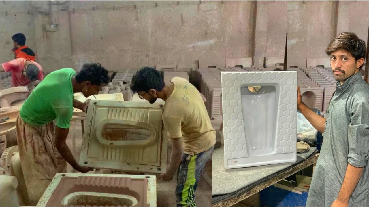 How Toilet Commode and Seat Are Made in Factory | Ceramic Toilet Seat & Commode   Manufacturing