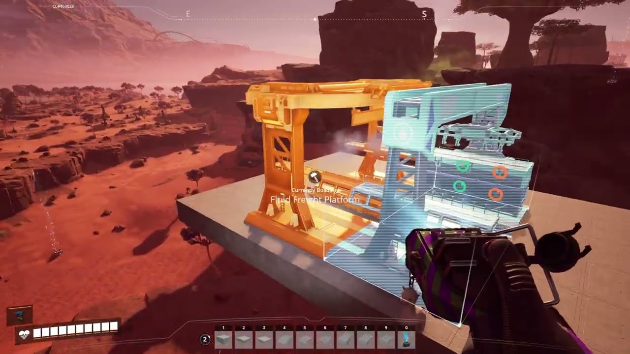 Satisfactory: Turbo Fuel upgrade. No voiceover just Synthwave.