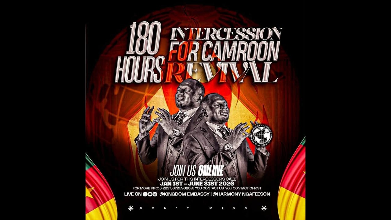 44HR OUT OF 180HRS INTERCEDING FOR CAMEROON