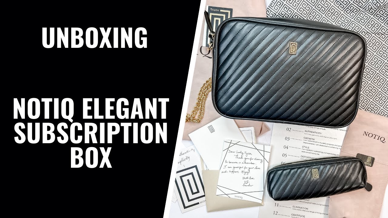 UNBOXING MY 1ST NOTIQ ORDER! ELEGANT SUBSCRIPTION BOX