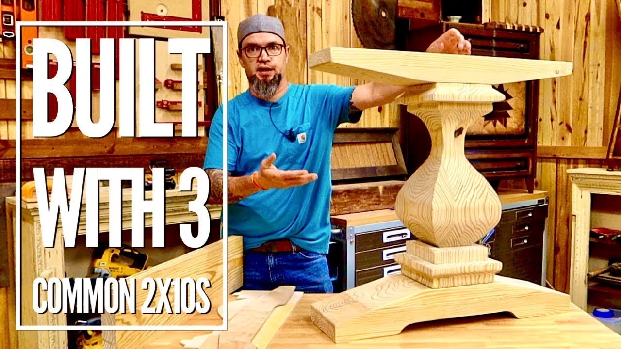 Pedestal Table Legs  - Low Cost High Profit - Make Money Woodworking