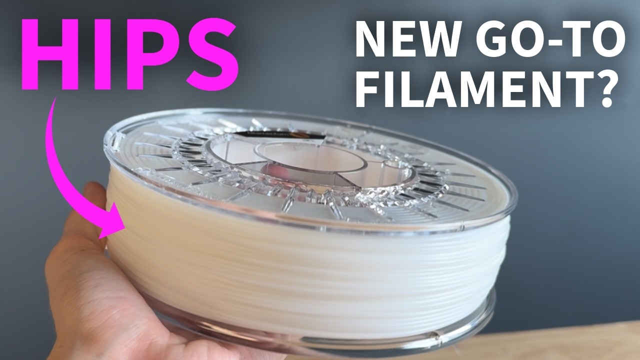 The Best Filament for Affordable & Versatile 3D Prints: HIPS tested!