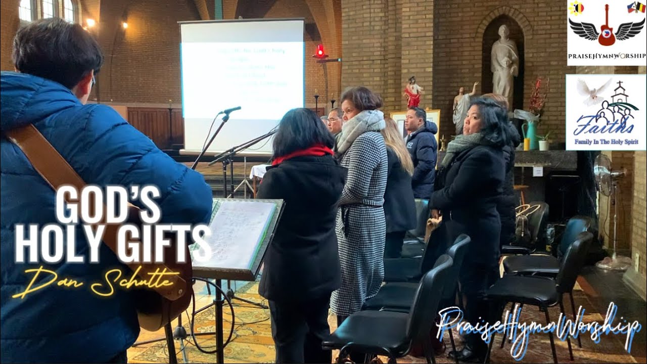 God’s Holy Gifts | Dan Schutte - Communion hymn w/ lyrics covered by Faiths Choir, Brussels