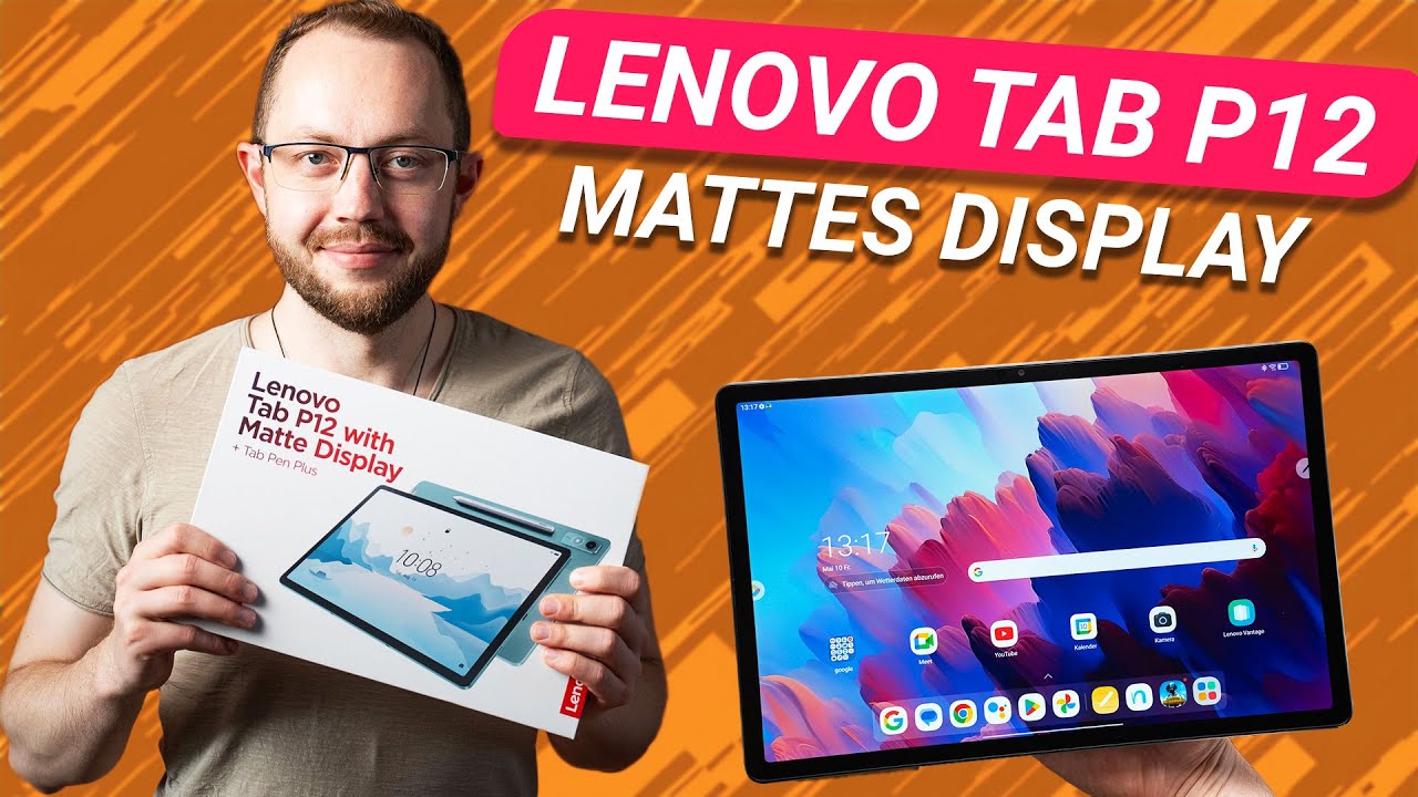 Lenovo Tab P12 mit mattem Papier-Display im Unboxing & Hands On