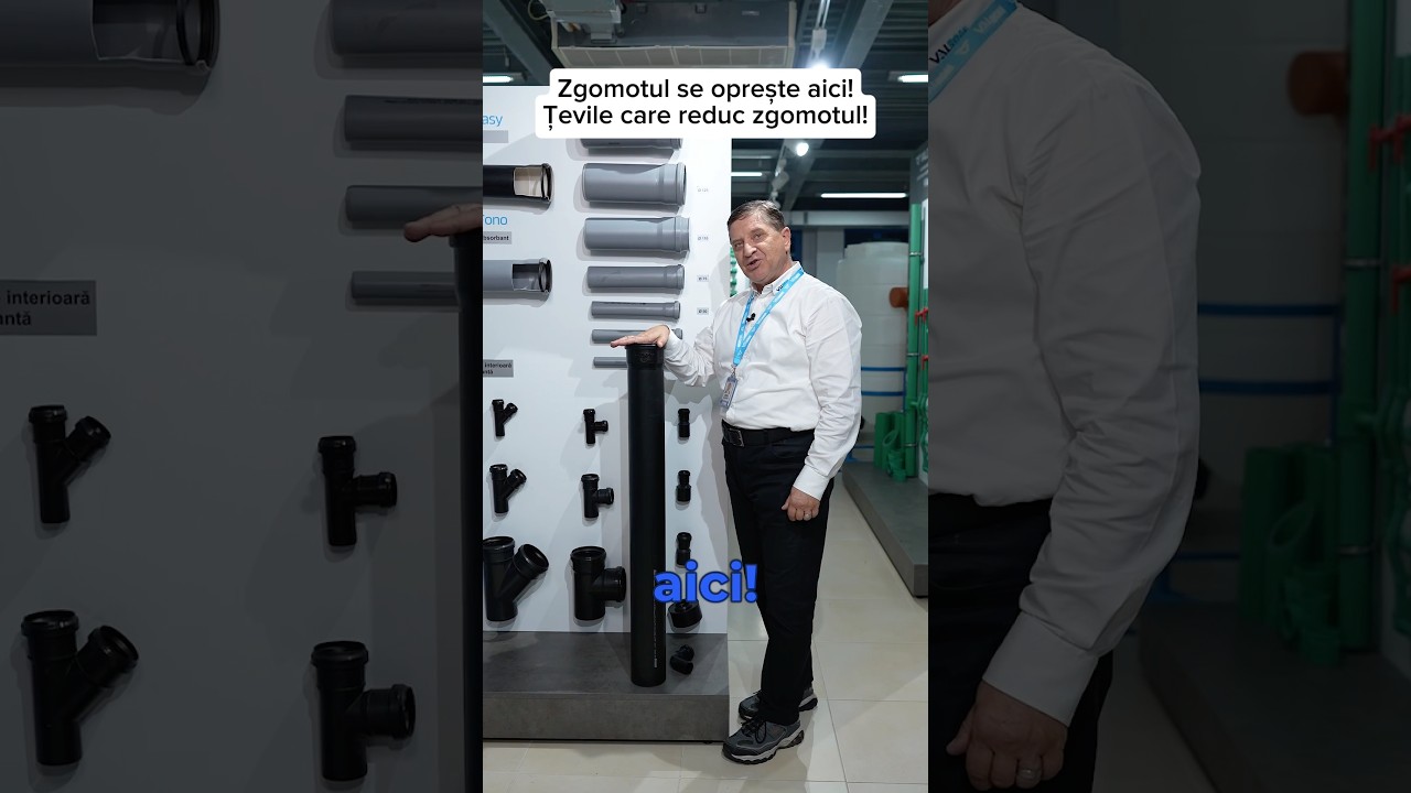 Zgomotul se oprește aici!Țevile care reduc zgomotul! 