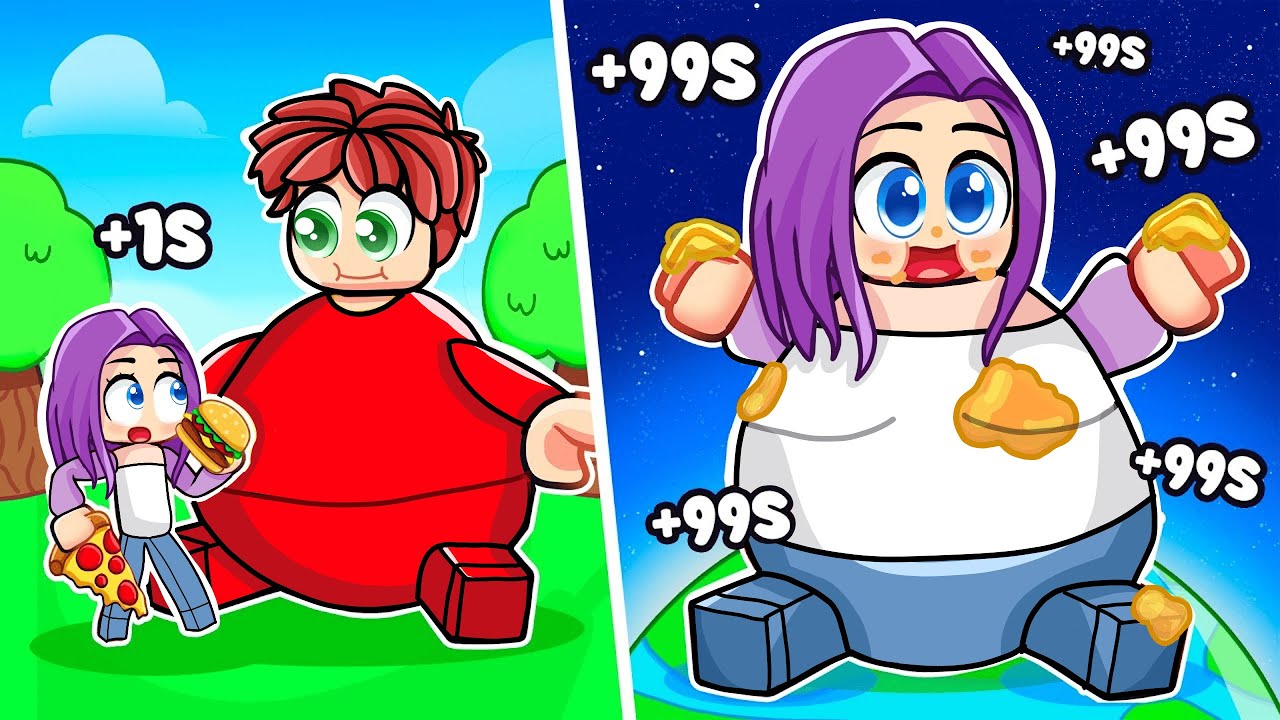 ROBLOX ama Her Saniye Kilo Alıyoruz!