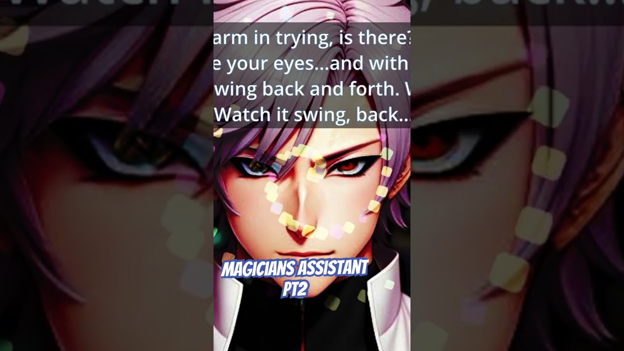 Swing back & forth, watch it ever so slowly #asmr #hypnosis #roleplay #magician