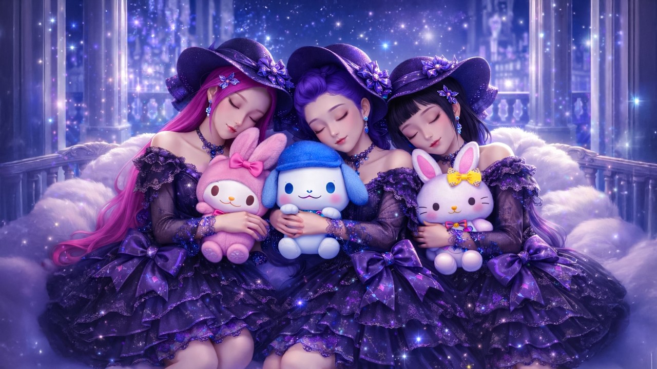 Засыпайте за 3 минуты 😴 | Волшебная мелодия с Руми, Зои и Мирой - Успокойте ум, усните глубоко