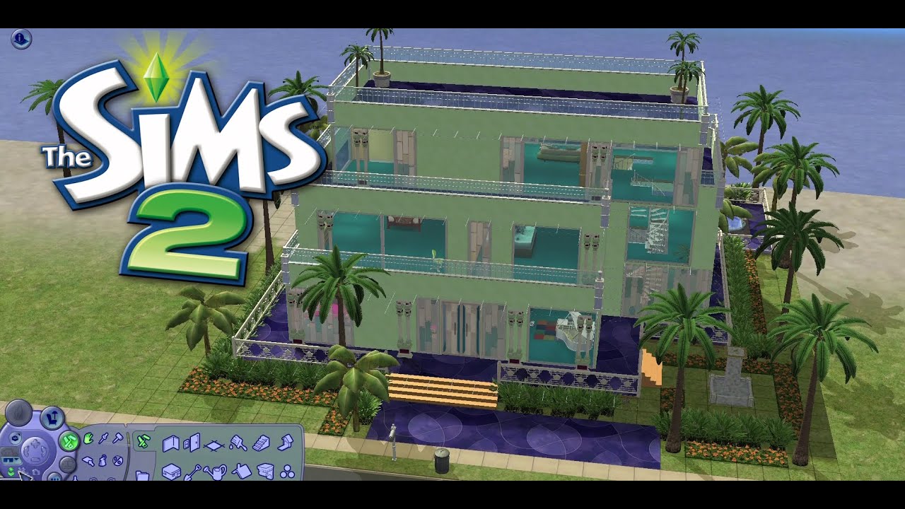 The Sims 2 Speed Build - Beach House (No Commentary) with Ambient Music
