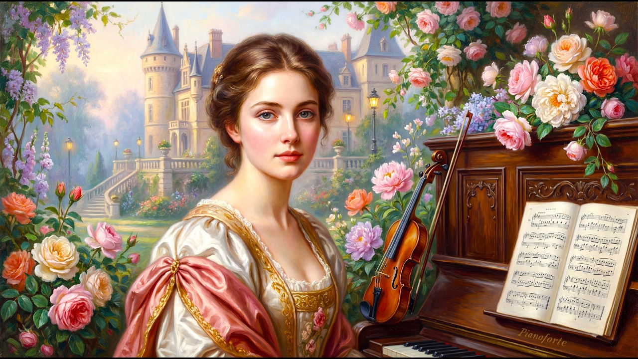🎶 Romantic & Cinematic Neoclassical Music | Peaceful Spring Garden Ambience