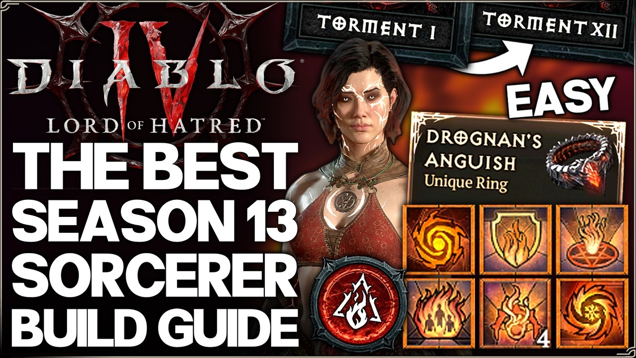Diablo 4 - Лучший билд для волшебника 13 сезона с САМЫМ ВЫСОКИМ УРОНОМ - Мощная огненная комбинац...