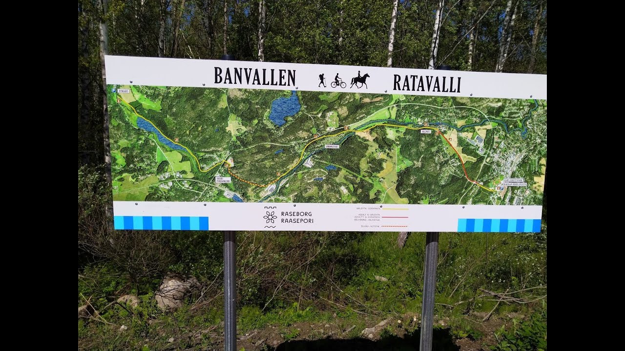 Ratavalli ja Pässirata. Pyöräilyreitti Karjaa-Billnäs-Åminnefors-Pohja-Fiskars