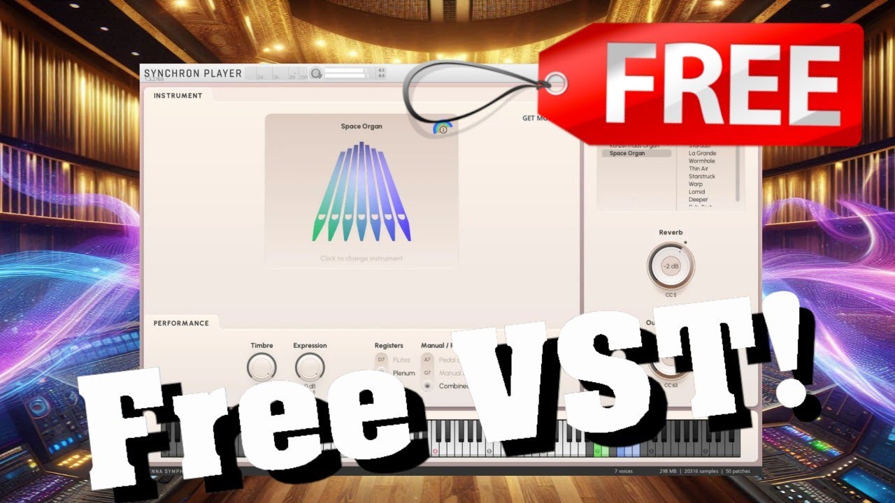 【New Free VST!】OMG!! VSL FREE! Amazing Vienna Konzerthaus' PipeOrgan VST! Vienna Symphonic Library
