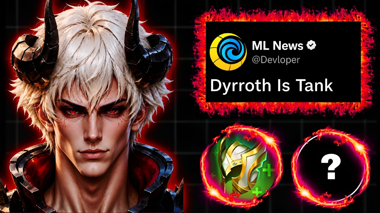Dyrroth Is TANK❗Here's the BEST BUILD Season 41 | MLBB