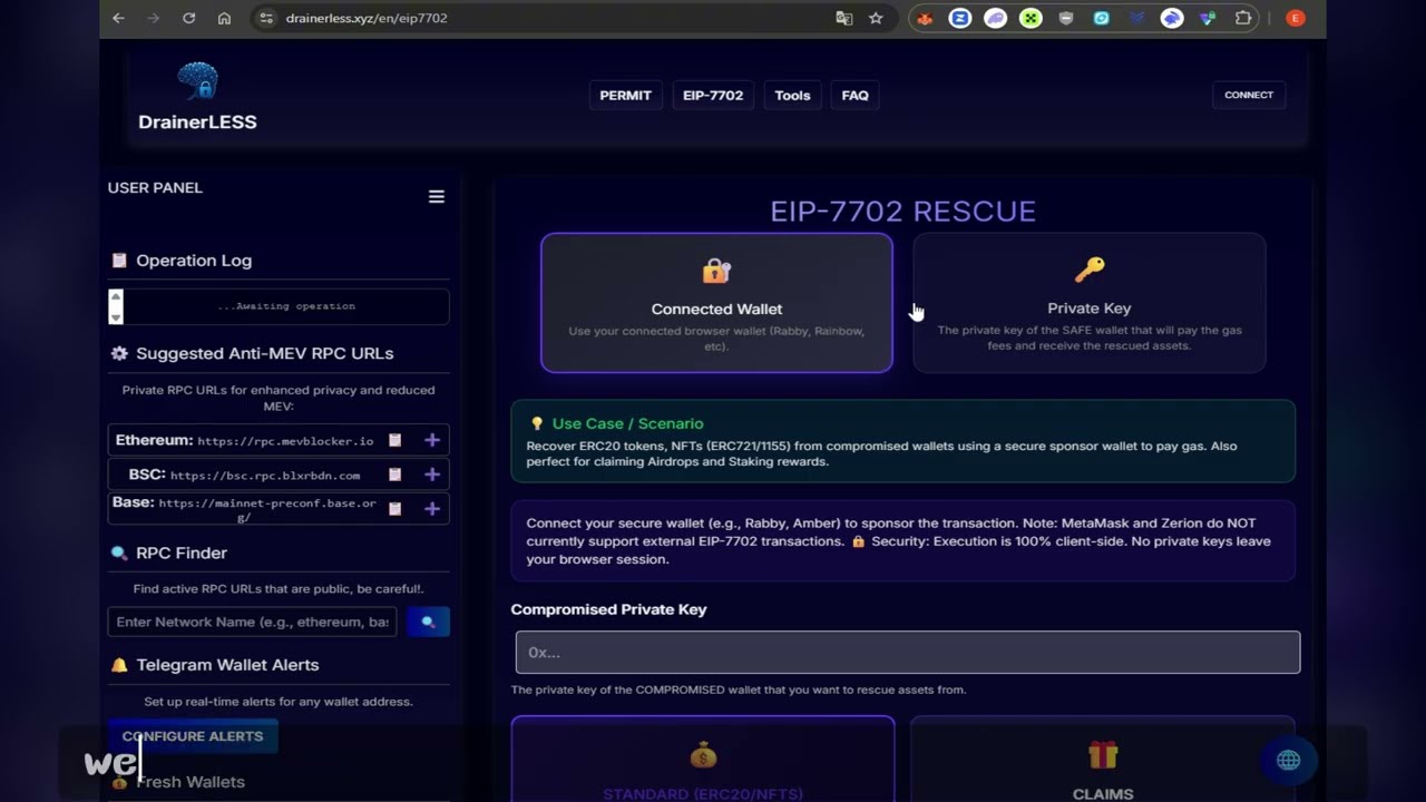 Recover Airdrops from a Hacked Wallet: EIP-7702 Step-by-Step Guide 🛡️
