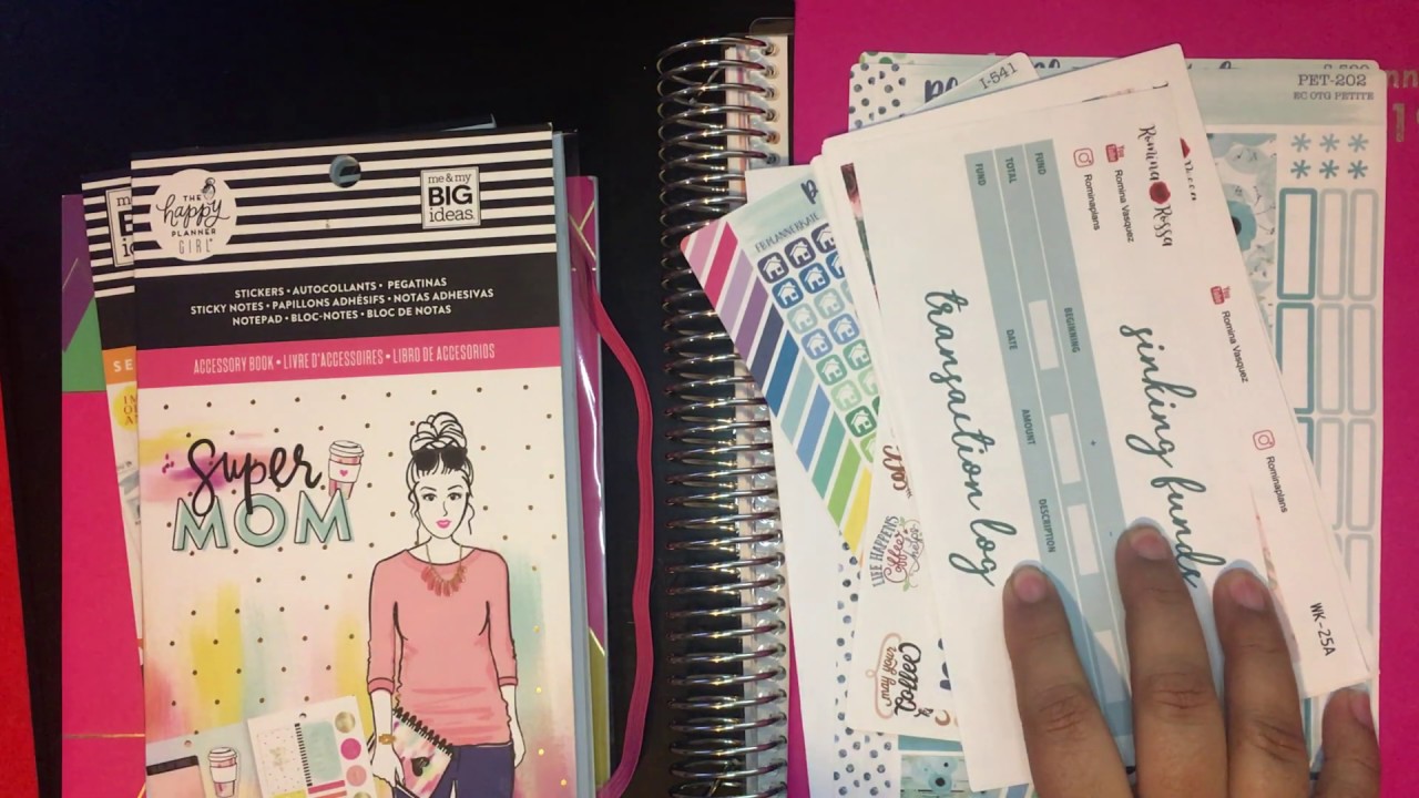 2020 Budget Planner Set up | Erin Condren Deluxe Monthly Planner