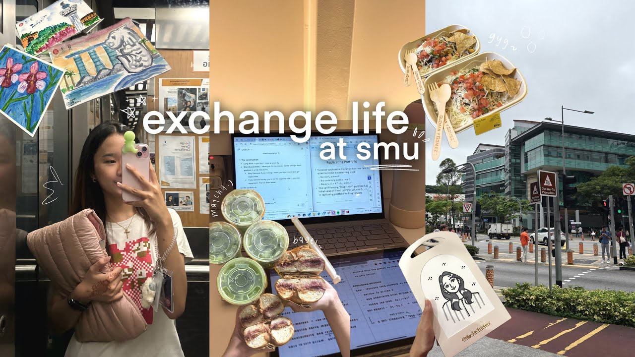 exchange vlog📁✨ a week of midterm prep as a uni student at SMU📝