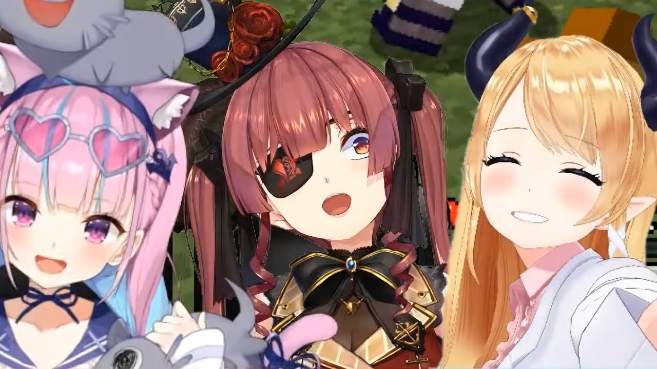 Choco demands girls' bodies as salary [Choco, Aqua, Marine, Mio][Hololive/Eng Sub]