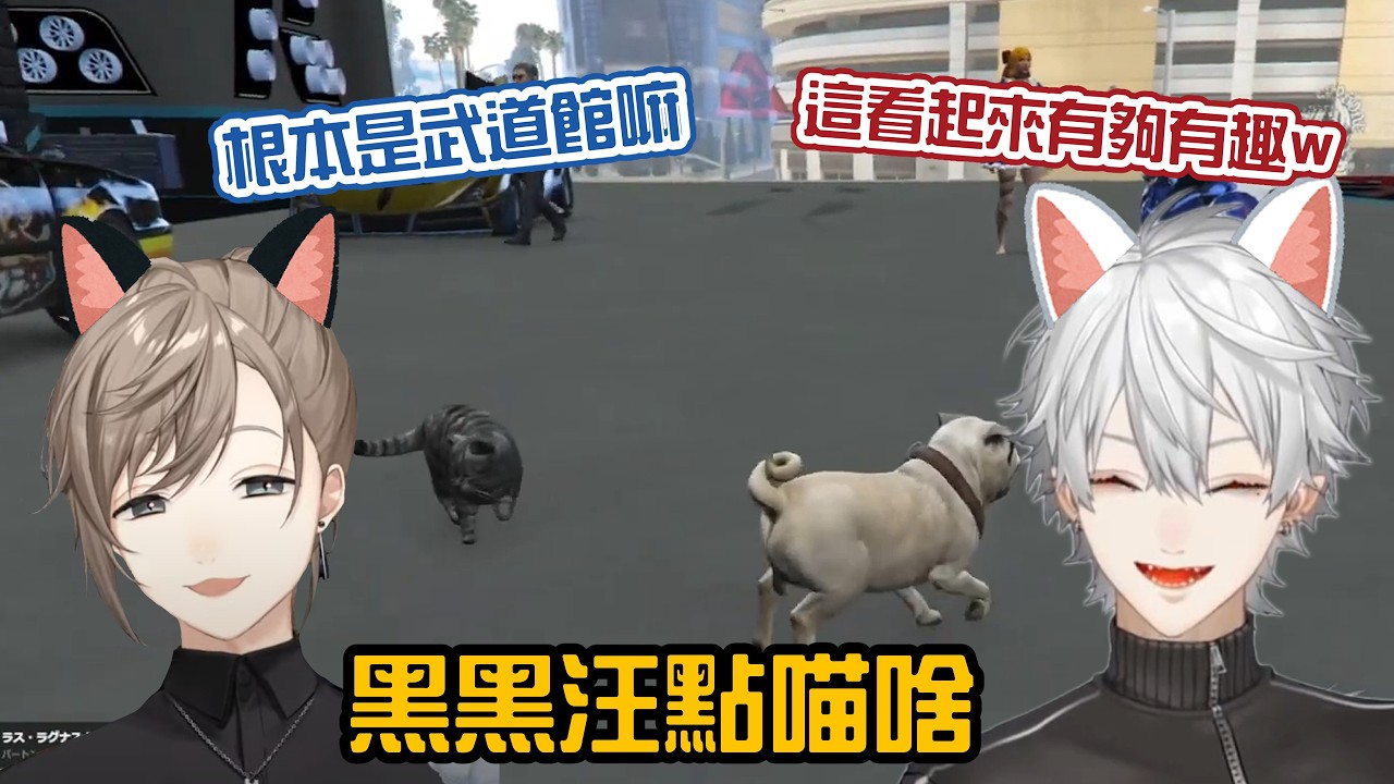 【葛葉/NEWTOWN】黑黑汪點喵啥之襲擊警局【彩虹社中字/渣熟】