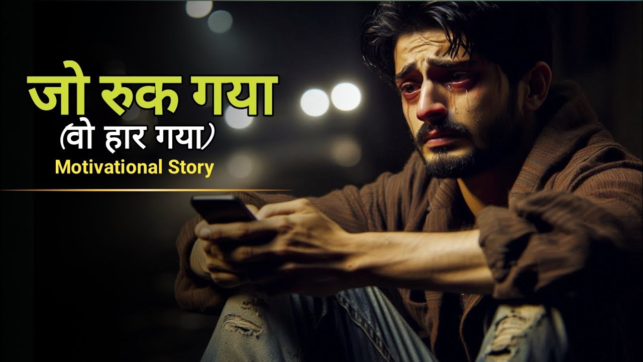 जो रुक गया वो हार गया | गरीब लड़के की सच्ची Motivational Story | Life Changing Hindi Story 