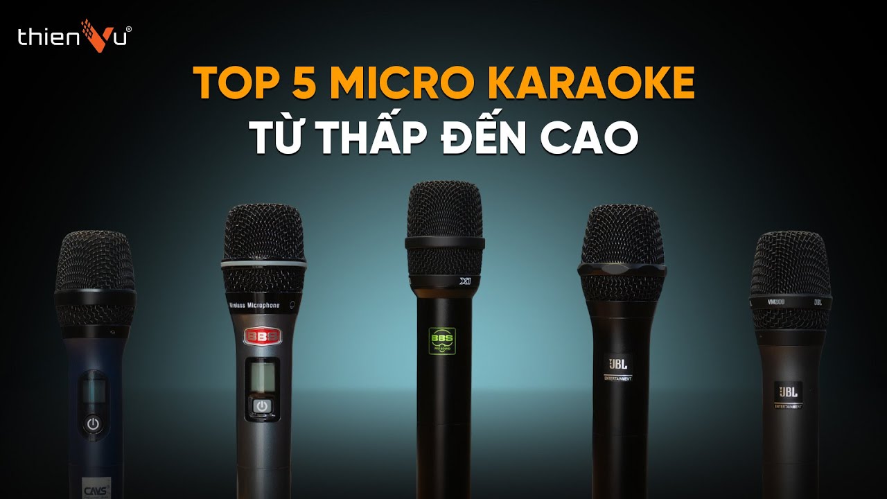 Top 5 Dòng Micro Phù Hợp Hát Karaoke Gia Đình Nhất 2025: Từ Cơ Bản Đến Bán Chuyên