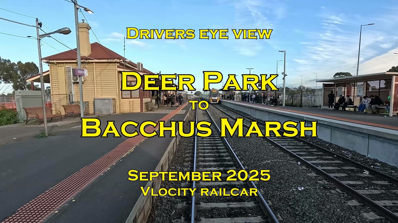 Drivers eye view, Deer Park to Bacchus Marsh, Sep 2025