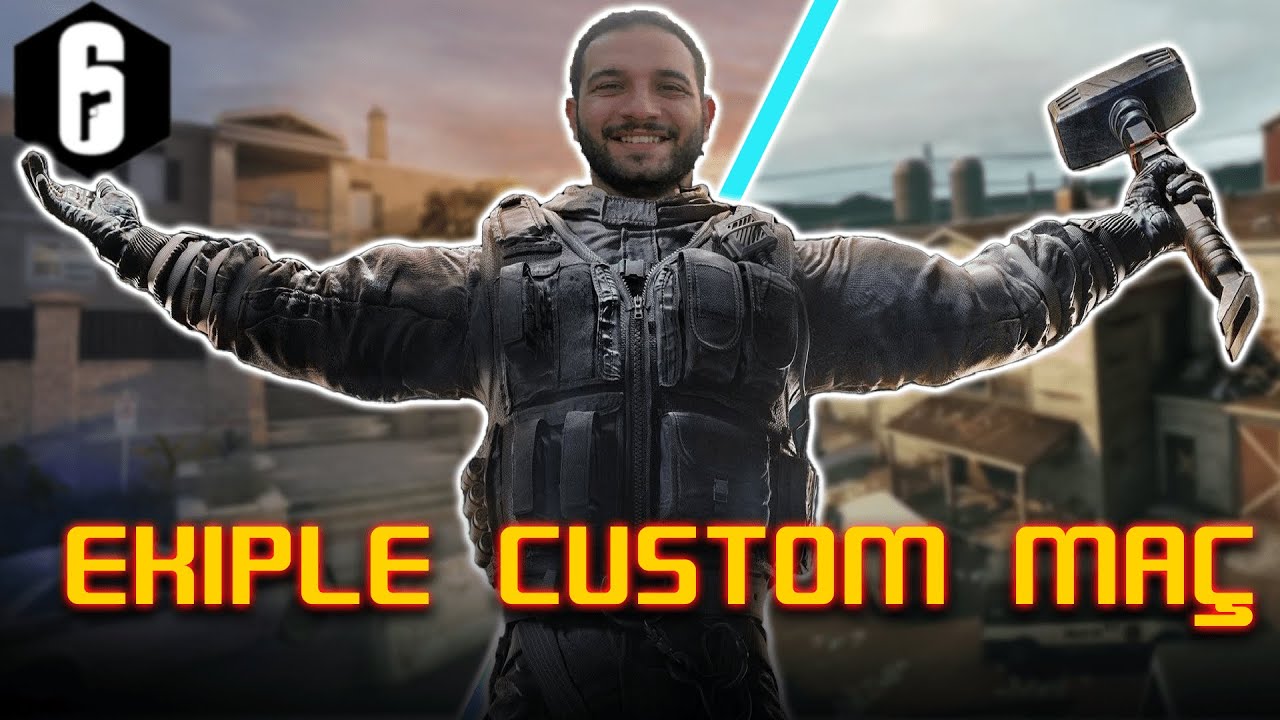 EKİPLE 4v4 R6 CUSTOM LOBİ! | Rainbow Six Siege