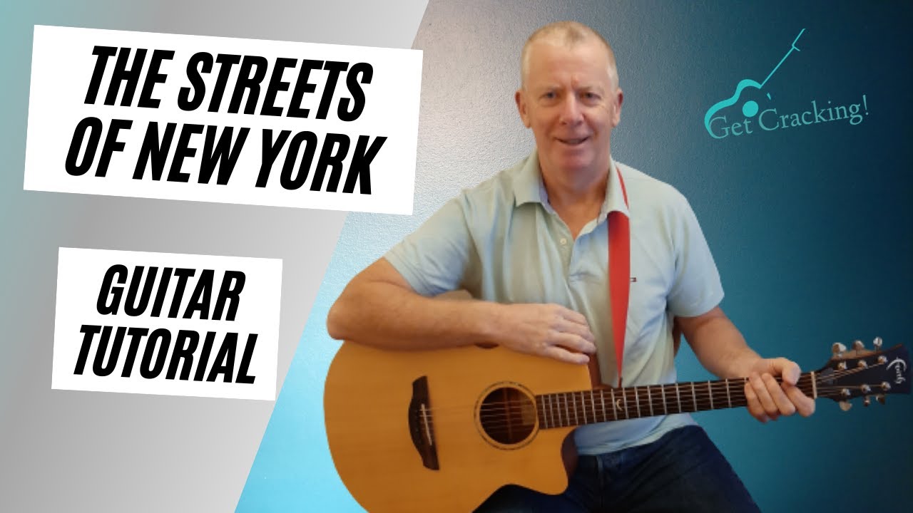 How to play The Streets of New York (Liam Reilly) - guitar lesson Songs and tunes popular in Ireland