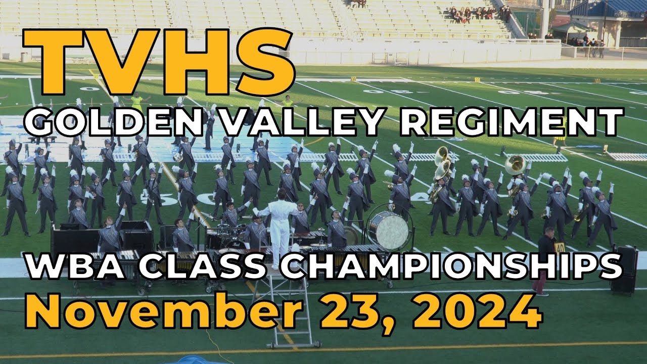TVHS Band and Color Guard - November 23, 2024 - State Champs