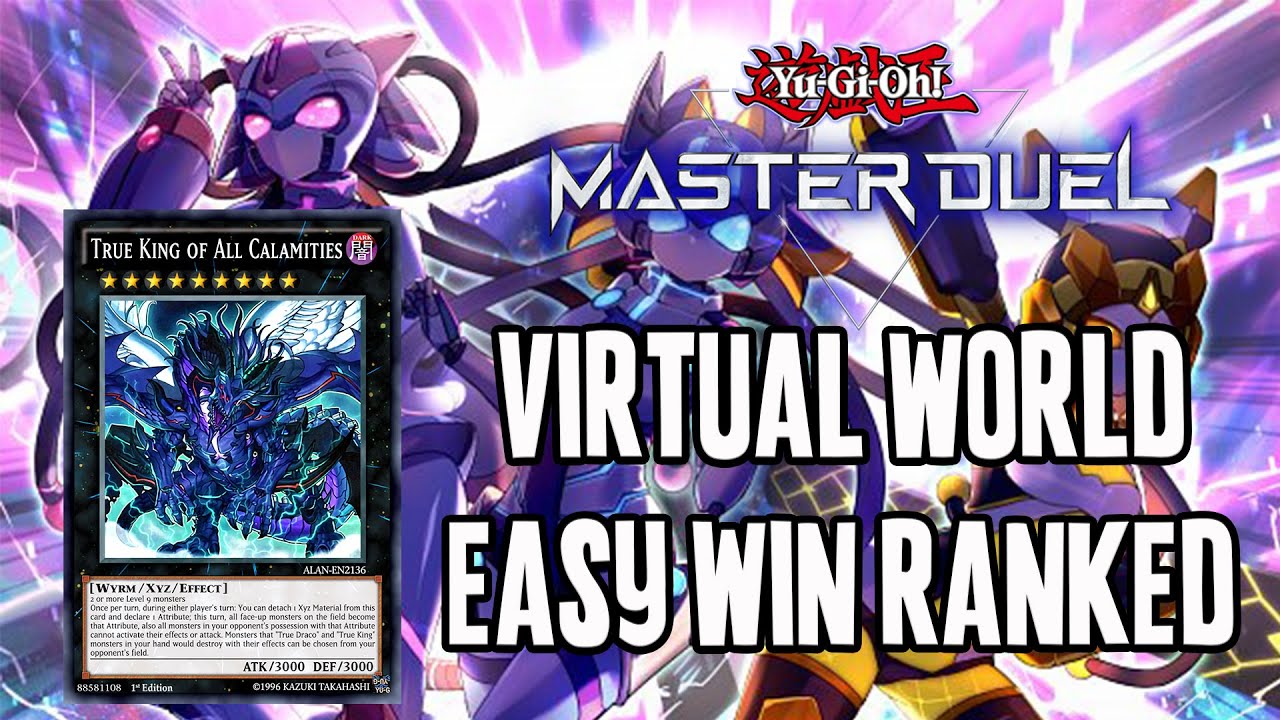 VIRTUAL WORLD MASTER DUEL TOP TIER DECK !! INSTANT WIN !! DRYTRON COUNTER ?! - Yu-Gi-Oh! Master Duel