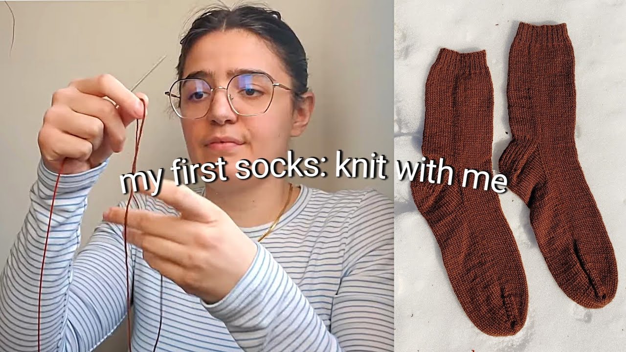 My First Socks ✰ Knit & Chat With Me VLOG