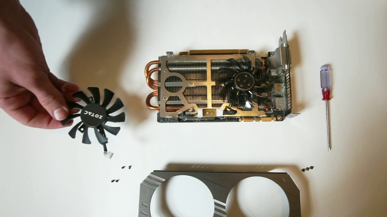 Easy 10$ Zotac 970 Fan replacement
