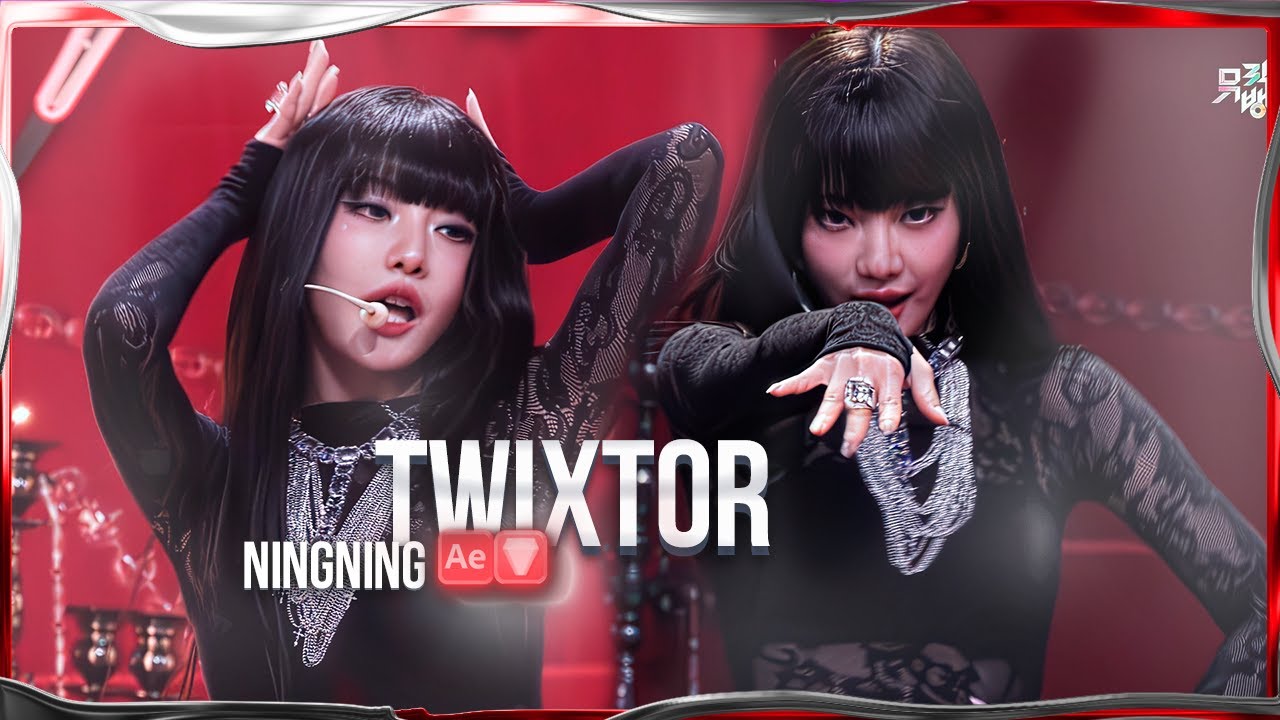 MEGA TWIXTOR CLIPS 4K aespa  NINGNING FACECAM