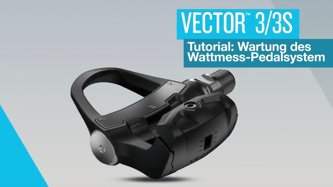 Garmin Vector™ 3 Tutorial – Wartung des Wattmess-Pedalsystems