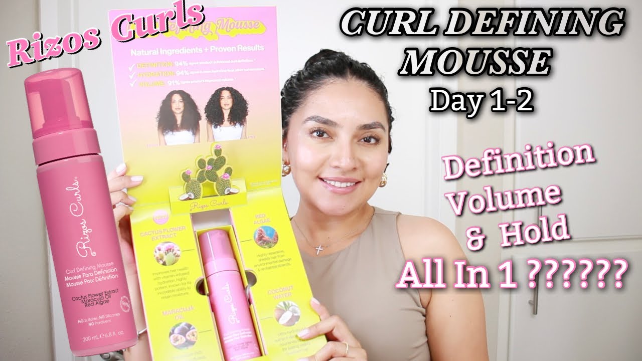 NEW RizosCurl CURL DEFINING MOUSSE First Impressions Day 1- 2